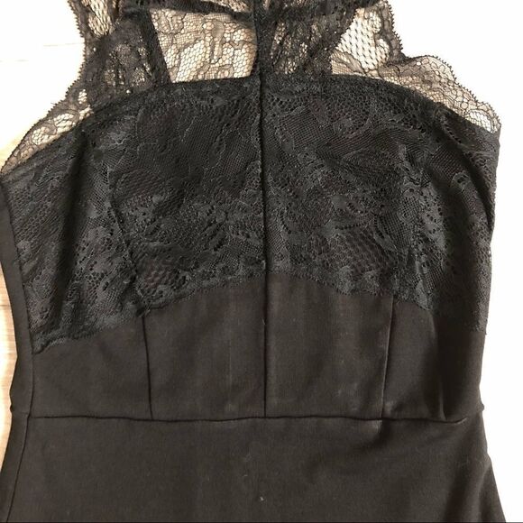 Guess Black Dress, Lace Top, Size S - Picture 3 of 8